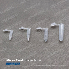 Tubo de micro centrífuga desechable MCT